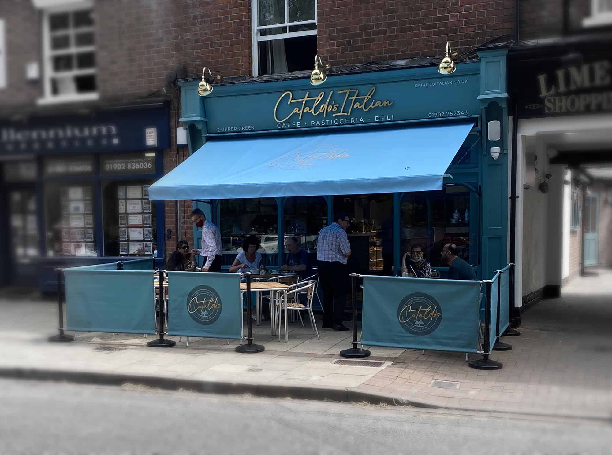 Cataldo's fine Italian deli, Wolverhampton, storefront