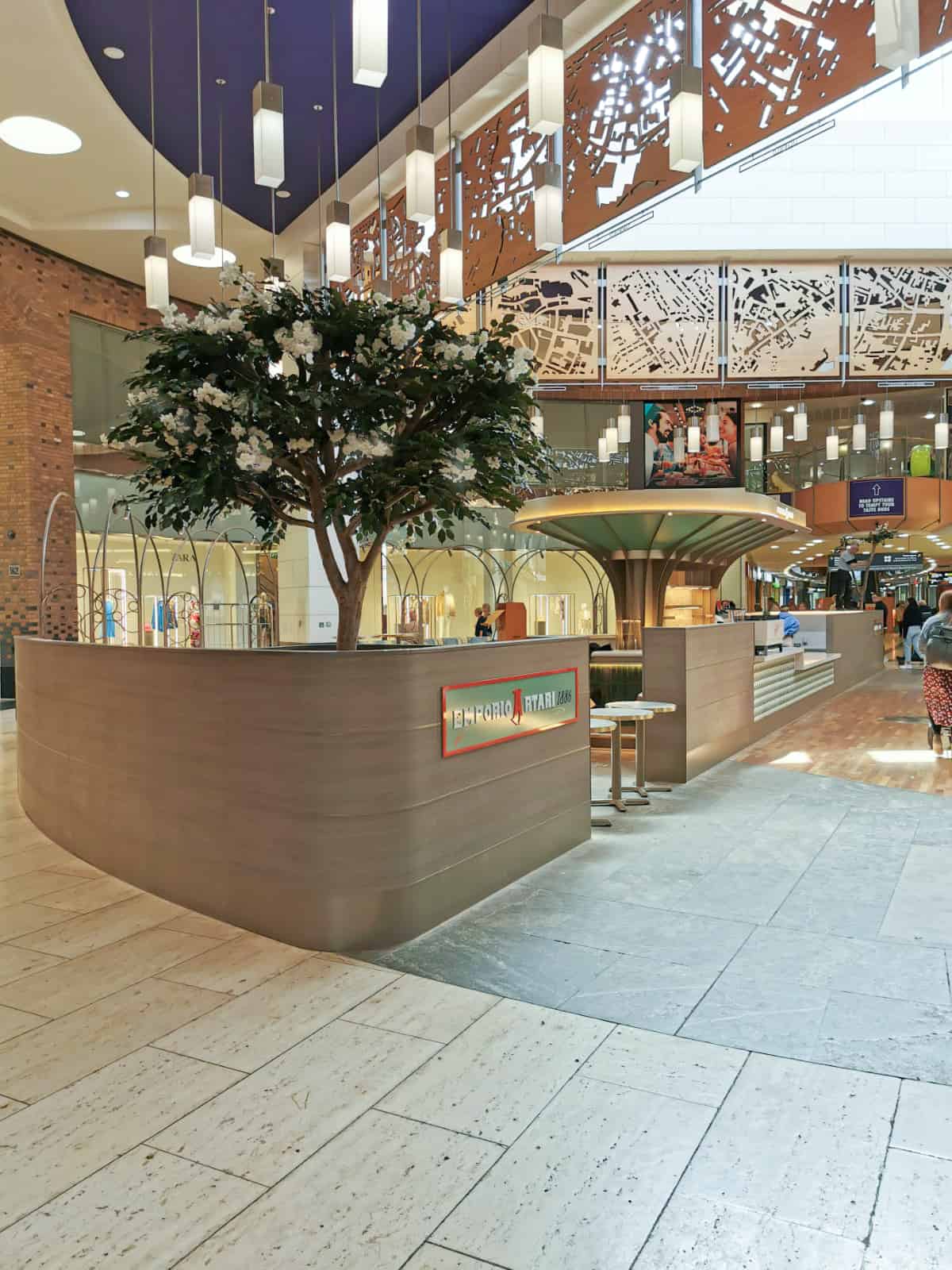 Emporio Artari, artari cafe, solihull, touchwood, flairstudiodesign